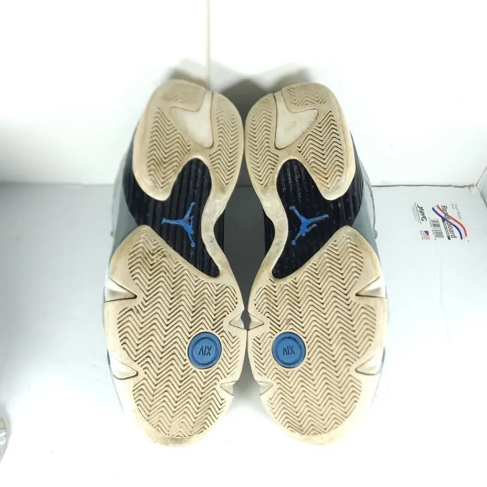 Nike Air Jordan 14 Retro Men's US13 Wolf Gray Suede Leather Athletic Sneakers